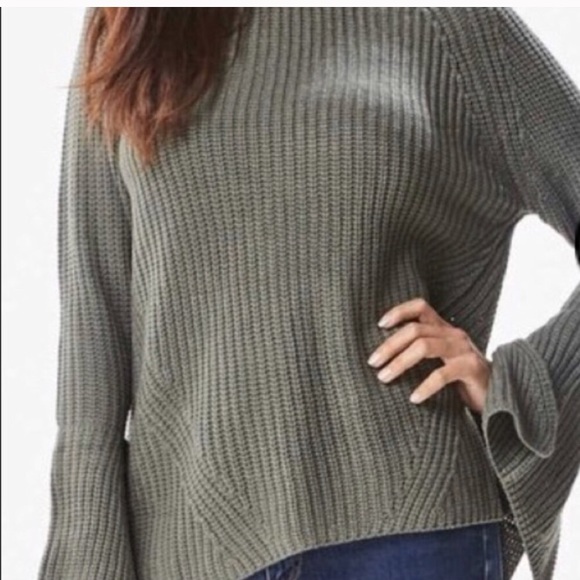 •Closeout•Bell Sleeve Sweater - Picture 5 of 5